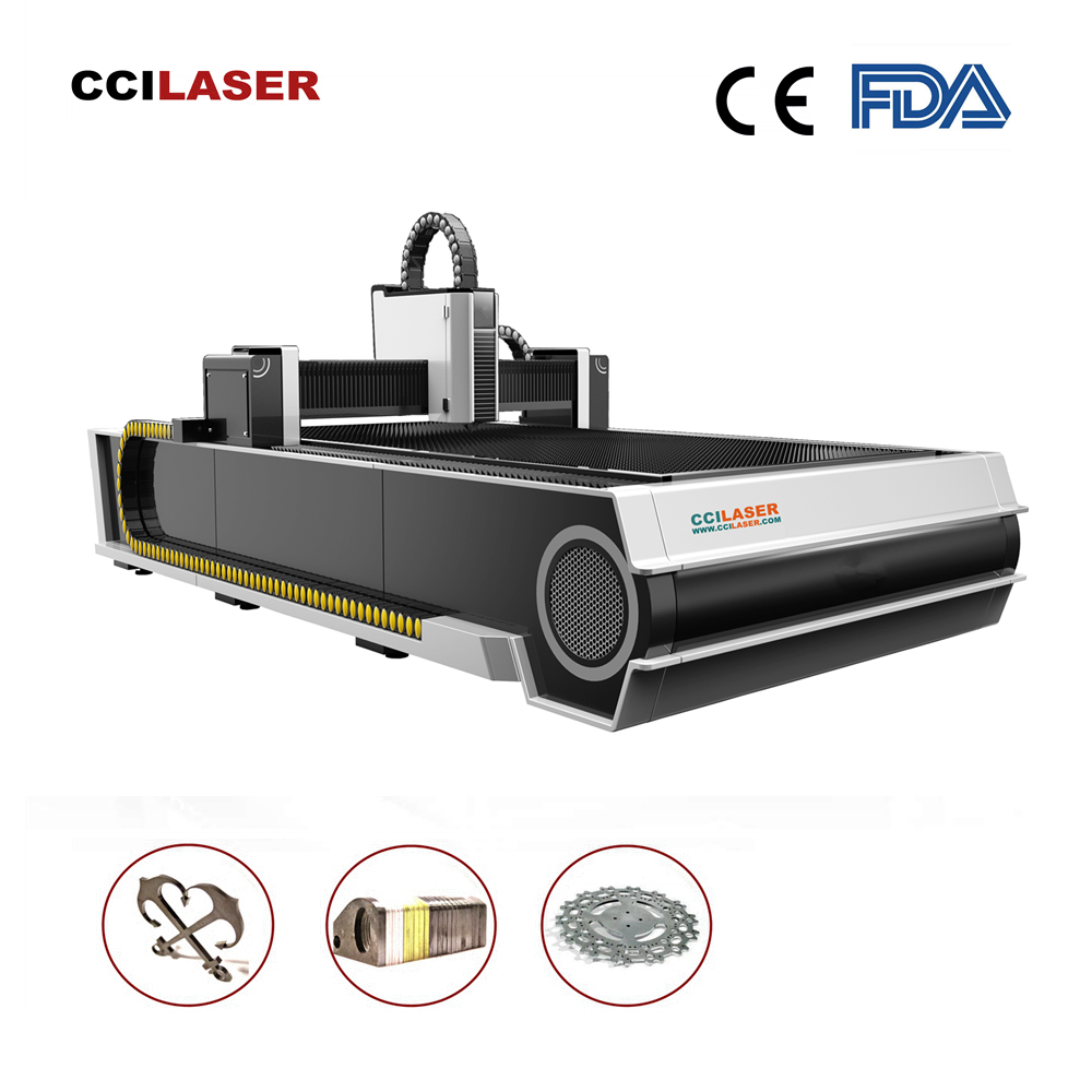 D type Fiber Laser Cutting Machine for Metal Sheet