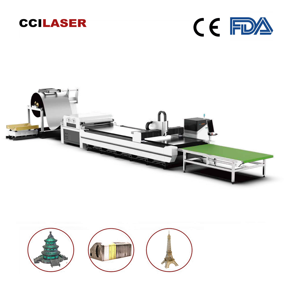 R type Fiber Laser Cutting Machine for Metal Coil